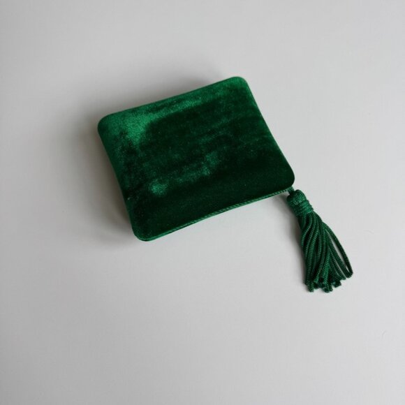 Sophie Bille Brahe Green and Turquoise Velvet Jewelry Box - Picture 1 of 2